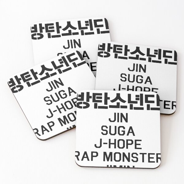 Item preview, Black Bts Back Members T-Shirt designed and sold by kellenseller.