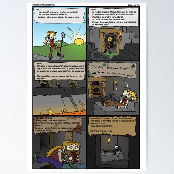Doomed Adventures in Minecraft. Poster