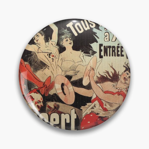 Item preview, Vintage French belle époque ad Paris nightlife concert by Jules Cheret designed and sold by aapshop.