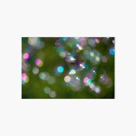 Soap Film - The iridescent colours of soap film Art Board Print