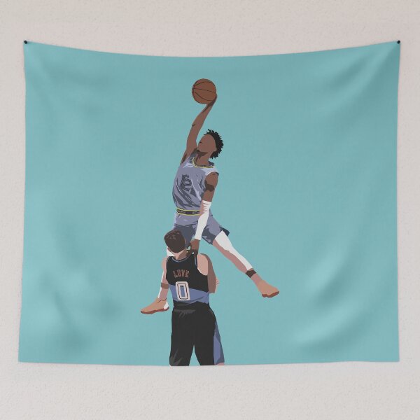 Item preview, Ja Morant Almost Dunks On Kevin Love designed and sold by RatTrapTees.