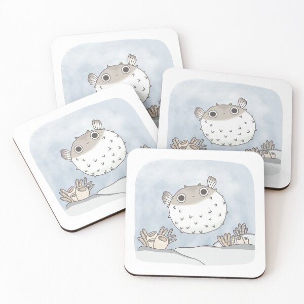 Item preview, Curious Pufferfish designed and sold by hellocassie.