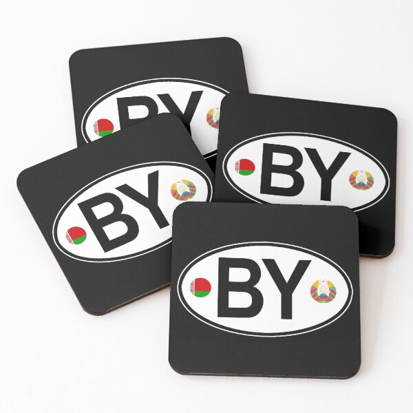 Item preview, Belarus Oval Country Code Decal designed and sold by rogue-design.