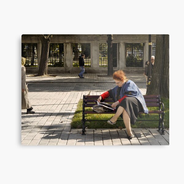 People in Istanbul - The new book Metal Print