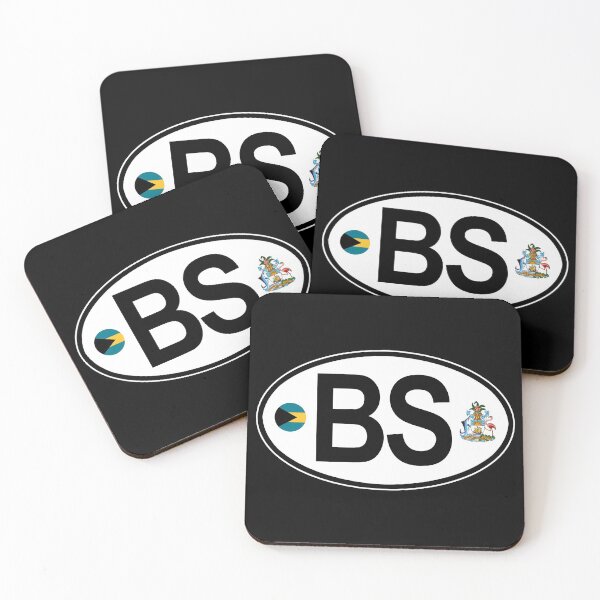 Item preview, Bahamas Oval Country Code Decal designed and sold by rogue-design.