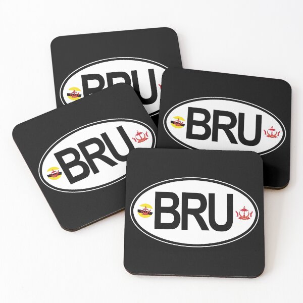 Item preview, Brunei Oval Country Code Decal designed and sold by rogue-design.