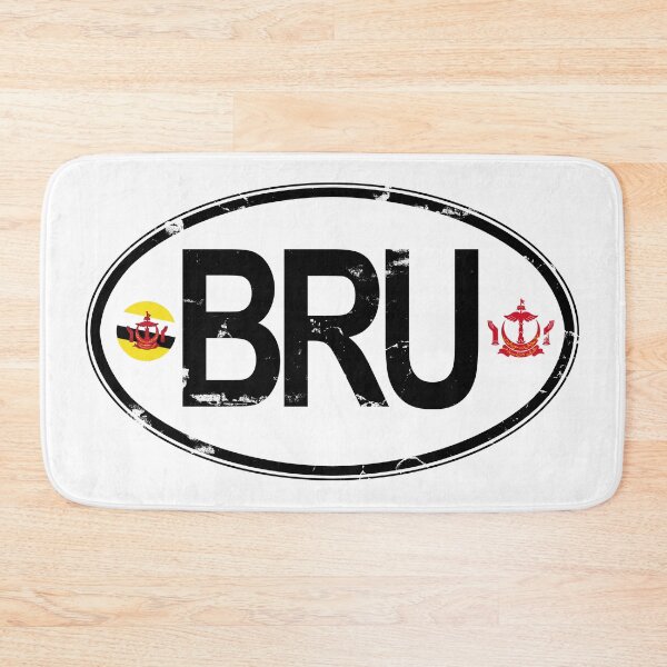 Item preview, Brunei Oval Country Code Decal designed and sold by rogue-design.