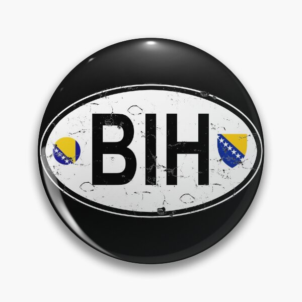 Item preview, Bosnia and Herzegovina Oval Country Code Decal designed and sold by rogue-design.
