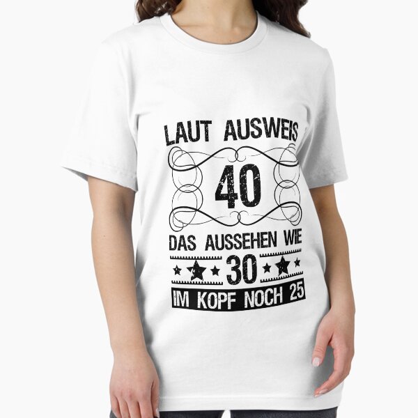 Item preview, Lustiger Spruch 40. Geburtstag Geschenk Mann Frau 40 Jahre alt designed and sold by Victorias-Art.