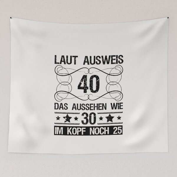 Item preview, Funny saying 40th birthday gift man woman 40 years old designed and sold by Victorias-Art.