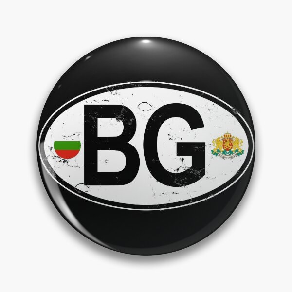 Item preview, Bulgaria Oval Country Code Decal designed and sold by rogue-design.