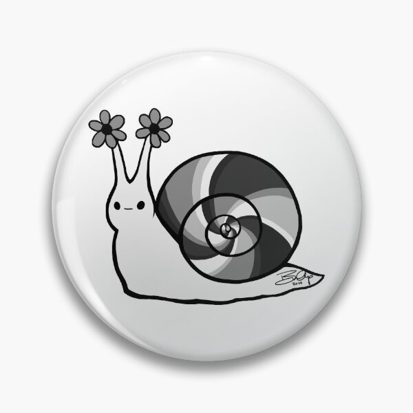 Item preview, Monochro Snail designed and sold by biimyselfandi.