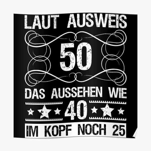 Geburtstag 50 mann Zum 50.