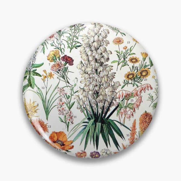 Item preview, Adolphe Millot - Fleurs B - French vintage poster designed and sold by DejaVuStudio.