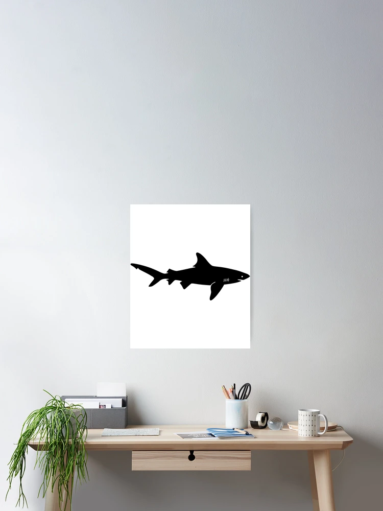 Thumbnail 2 of 3, Poster, Shark Shadow designed and sold by Visualsplendors.