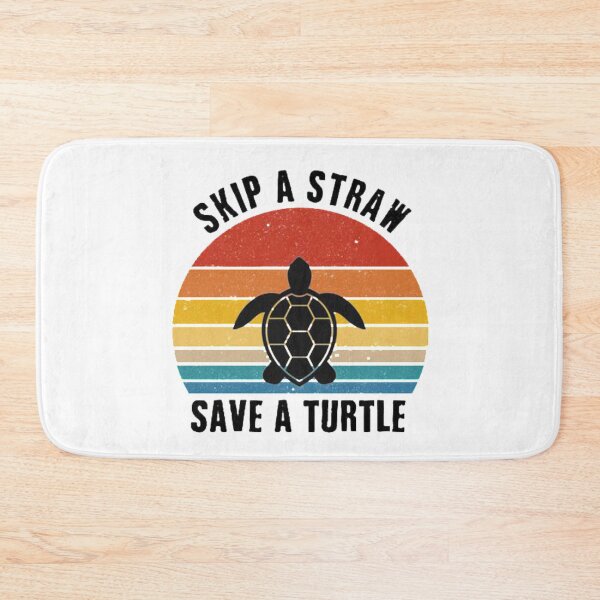 Item preview, Skip the Straw Save A Turtle designed and sold by CDsTees.