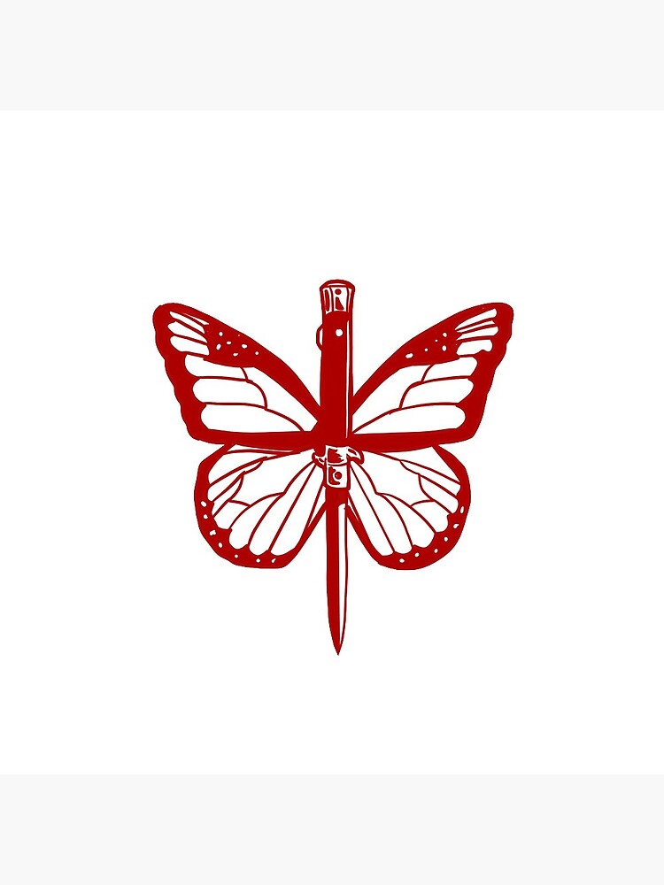 Red Butterfly Pin