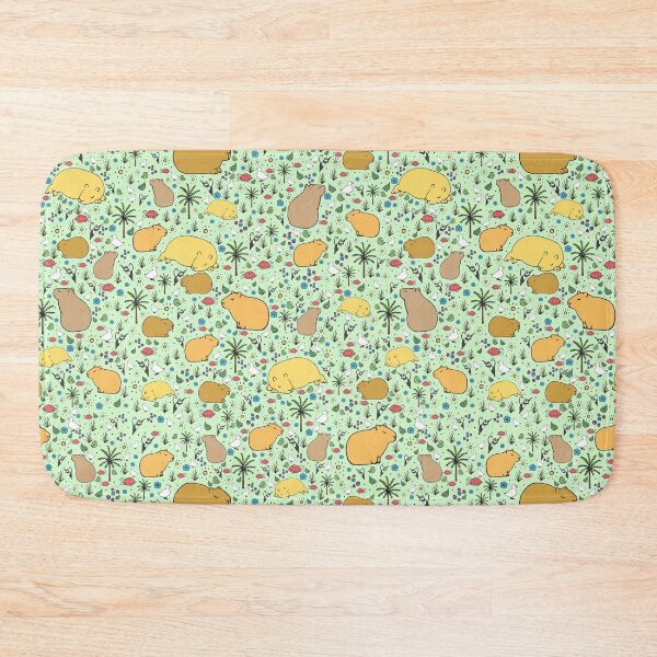 Item preview, Capybaras in Green designed and sold by Nemki.