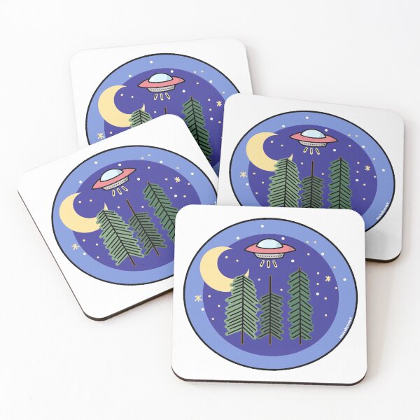 Item preview, UFO Over Trees designed and sold by Maya Swaminathan.