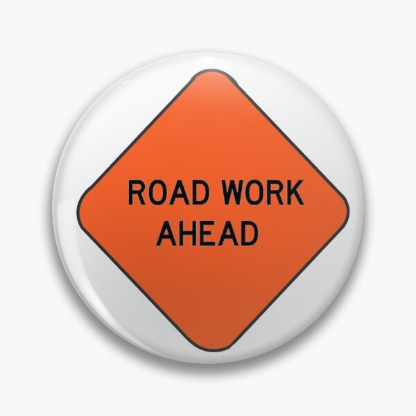 Item preview, Road Work Ahead Vine  designed and sold by laurens-shop.
