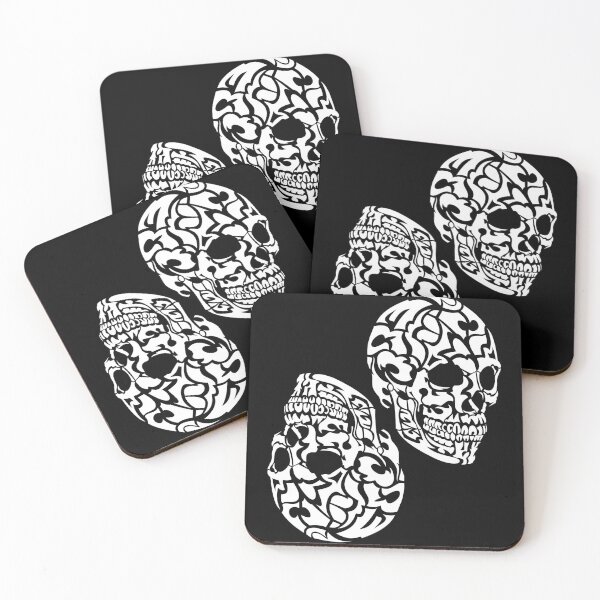 Item preview, Tribal Skull Pattern White designed and sold by A-Dube-Thought.