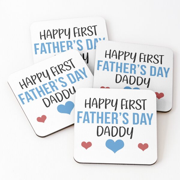 Item preview, Happy first Fathers Day Daddy designed and sold by tiredteddy.