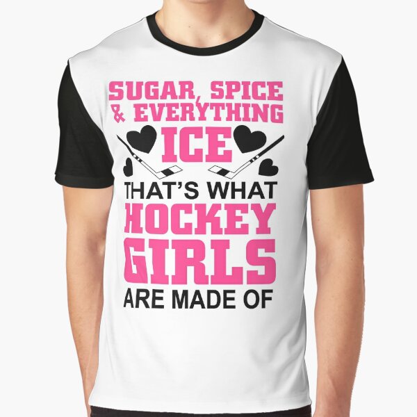 Sugar, Spice Everything Ice That's Hockey Girls Water Bottle