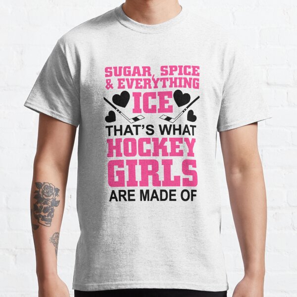 Sugar, Spice Everything Ice That's Hockey Girls Water Bottle