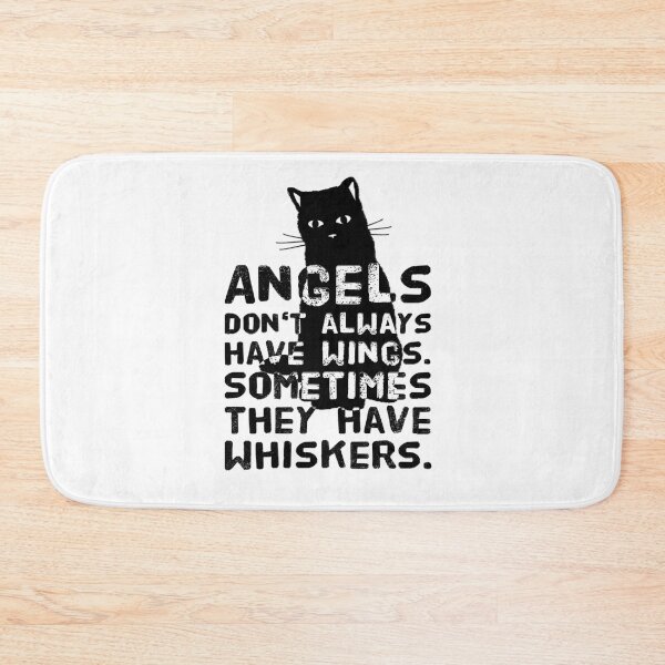 Item preview, Cats are angels without wings with whiskers designed and sold by EllenTune.