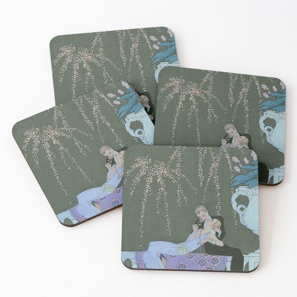 Item preview, le fleu; art deco lesbians designed and sold by Ila Davis.