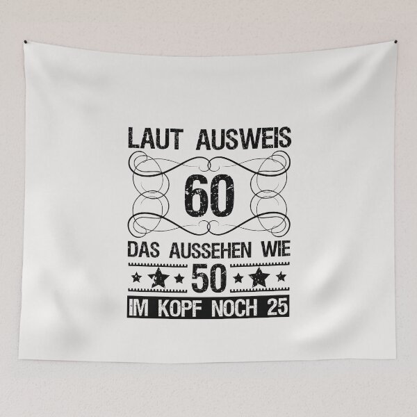Artikelvorschau, Lustig 60. Geburtstag Geschenk Mann Frau 60 Jahre  entworfen und verkauft von Victorias-Art.
