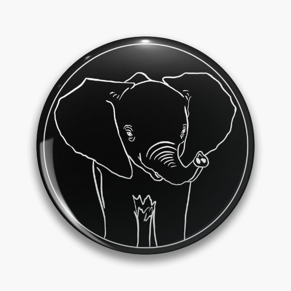 Item preview, Elephant Design white edition  designed and sold by Royal Red Panda.