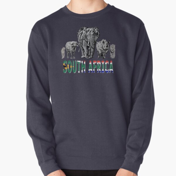 Africa's Big 5 for South Africa Wildlife Fans Pullover Sweatshirt