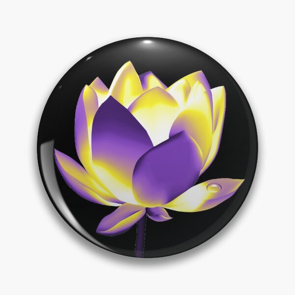 Item preview, Nonbinary Pride Blooming Lotus designed and sold by Vernen Ink.