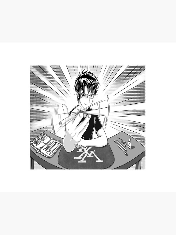Anime Guy Pen Spinning Cool And Very Epic Duvet Cover By Khalil8910 Redbubble