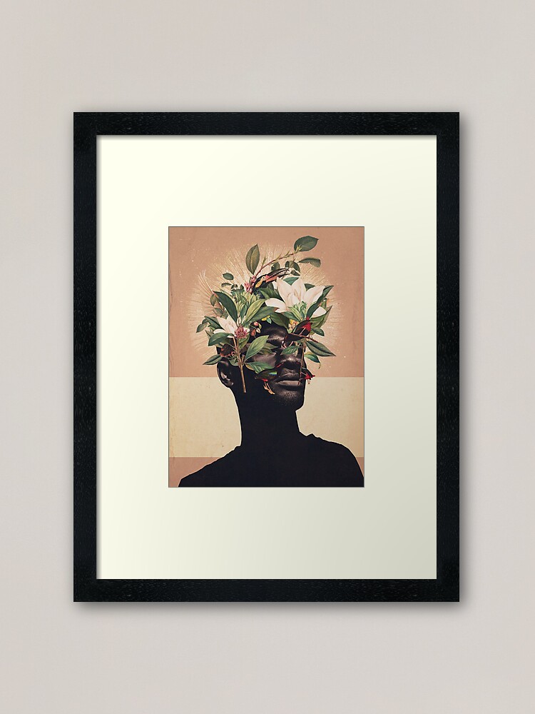 Alternate view of Birds are my Real Origin Framed Art Print