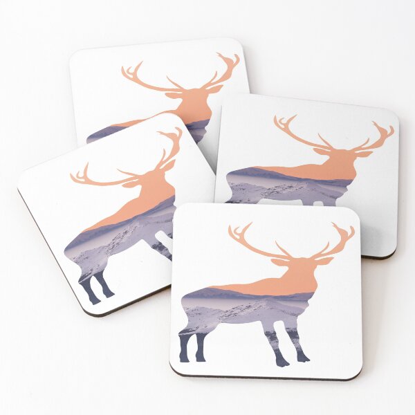Item preview, DEER - Snow Mountain  designed and sold by AdlDisEye.