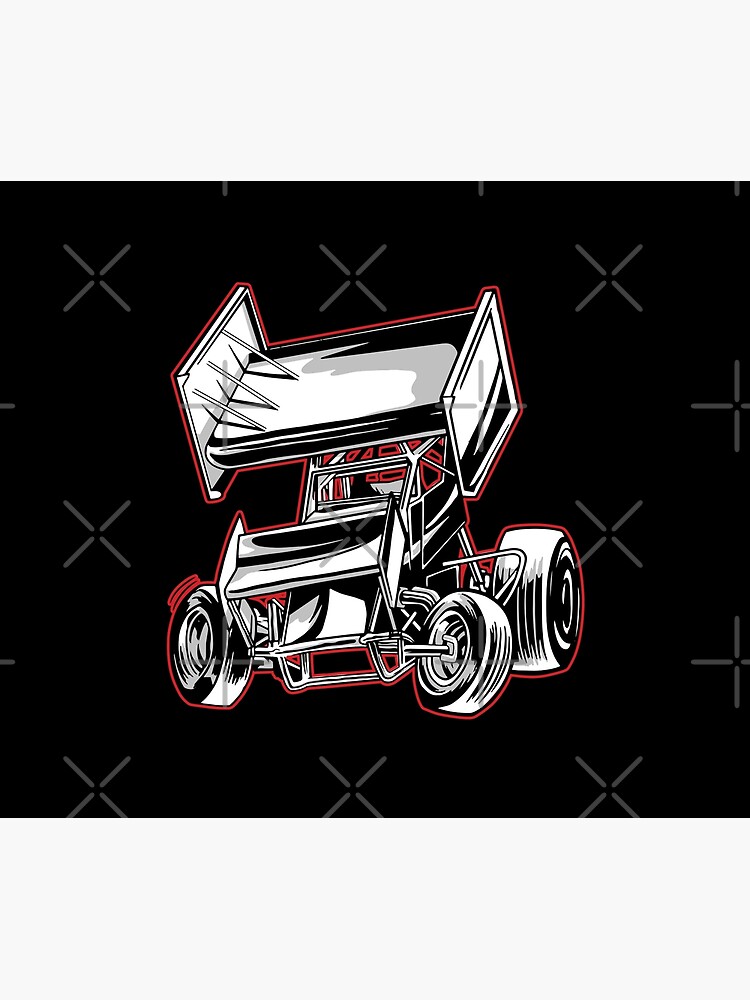 Disover Offroad Rally Sprint Car. Shower Curtain