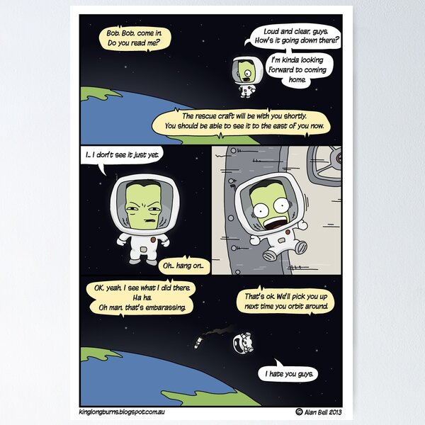 Kerbal Space Rescue Program. Poster