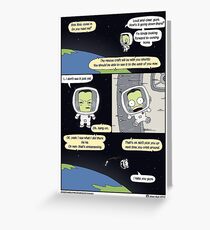 Kerbal Space Rescue Program. Greeting Card