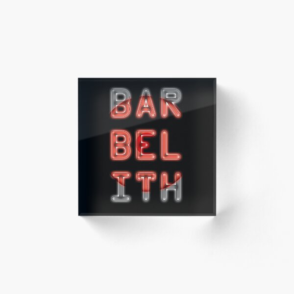 BAR BEL ITH Acrylic Block