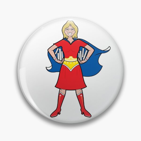 Item preview, Super librarian - Blonde! designed and sold by AthertonCustoms.