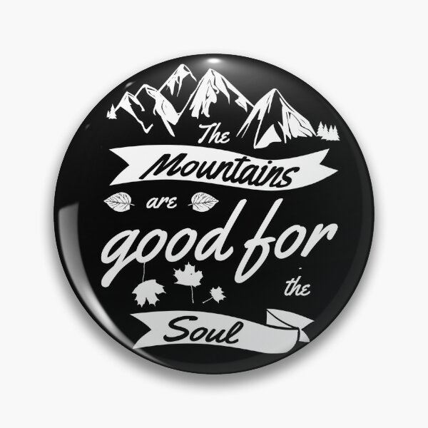 Item preview, Mountains are good for the soul of every mountain lover designed and sold by EllenTune.
