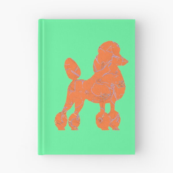 Item preview, Hydrangea red poodle on green designed and sold by ThePoodleandCo.