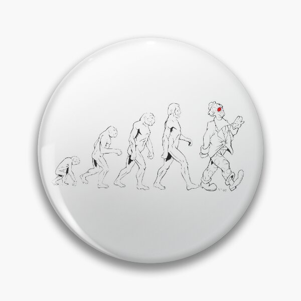 clown evolution Pin