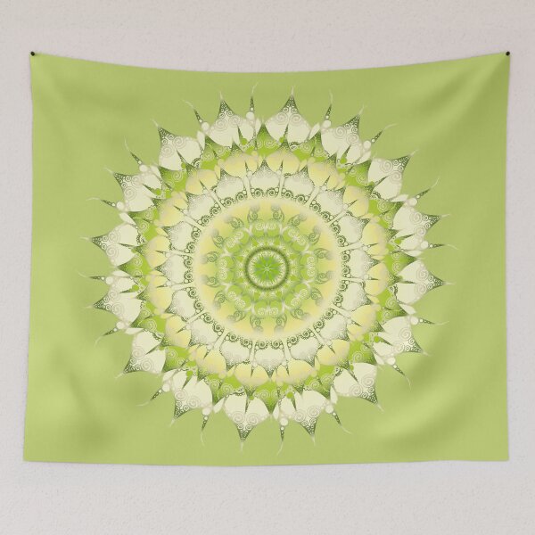 Item preview, Delicate Mandala green designed and sold by pearlposition.
