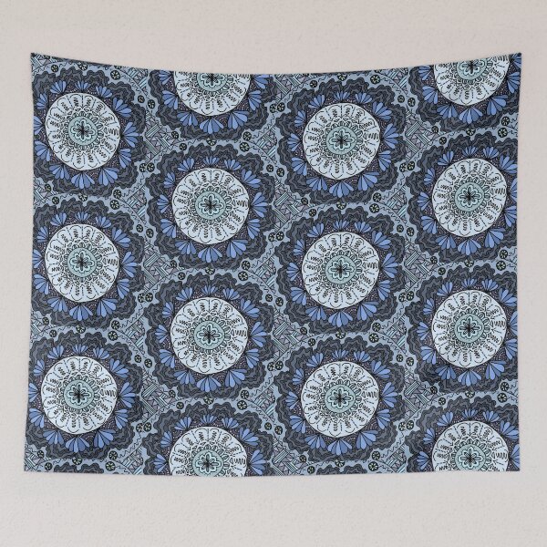 Item preview, Blue Spiral Pattern designed and sold by Sara Bee.
