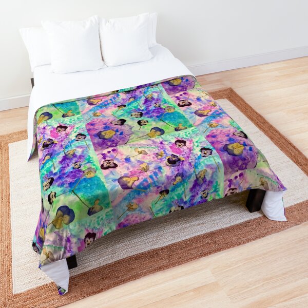 Pansy Party Comforter