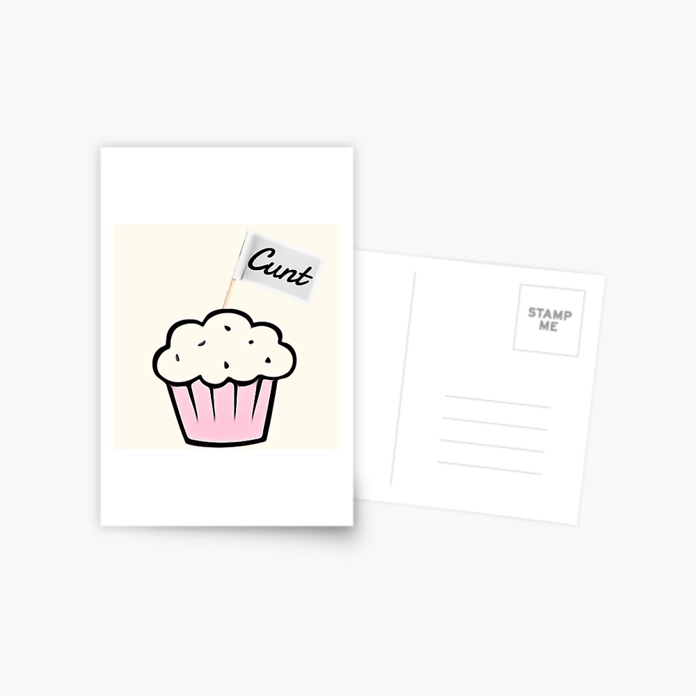 C*nt Muffin Postcard