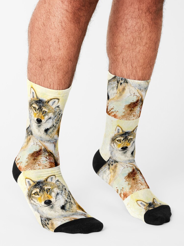 Vista alternativa de Calcetines Totem Wolf: Gray wolf